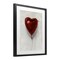Stupell Industries Heart Shaped Balloon Framed Print Under Glass, design by Ethan Harper